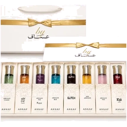 Arrogate 8-Piece Miniature Gift Set (Arrogate Comete, Wild Colt Comete, Arrogate Pink Rose, Arrogate Blue, Glitch, Miss Arrogate, Arrogate Pink, Risk Comete) by Assaf
